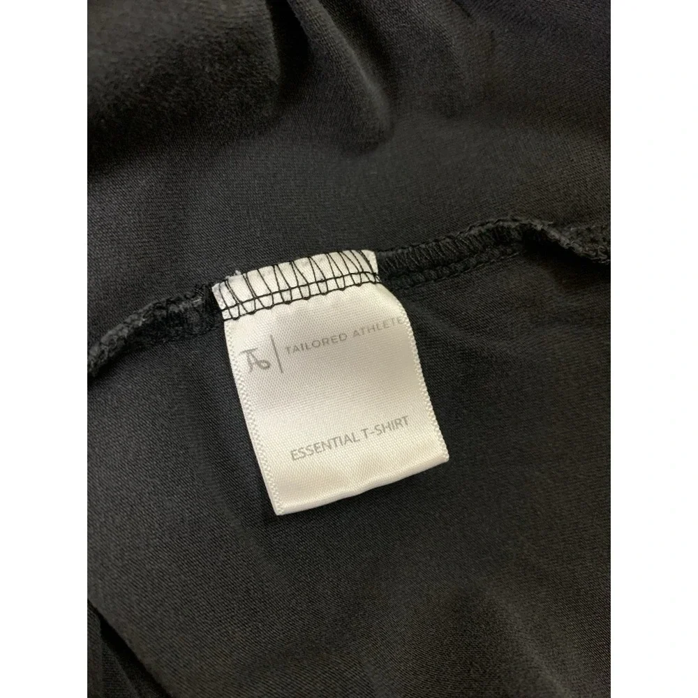 Tailored Athlete Essential T Shirt Men's XXL Black Stretch Athletic Crew Neck